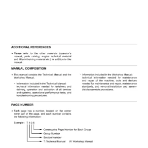 Hitachi ZX85USBLC-3 Excavator Workshop Manual W1P7-E00 PDF – Full Service & Repair Guide