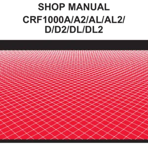 Honda CRF1000A/A2/AL/AL2/D/D2/DL/DL2-J Shop Manual Addendum 62MJP00Y - PDF