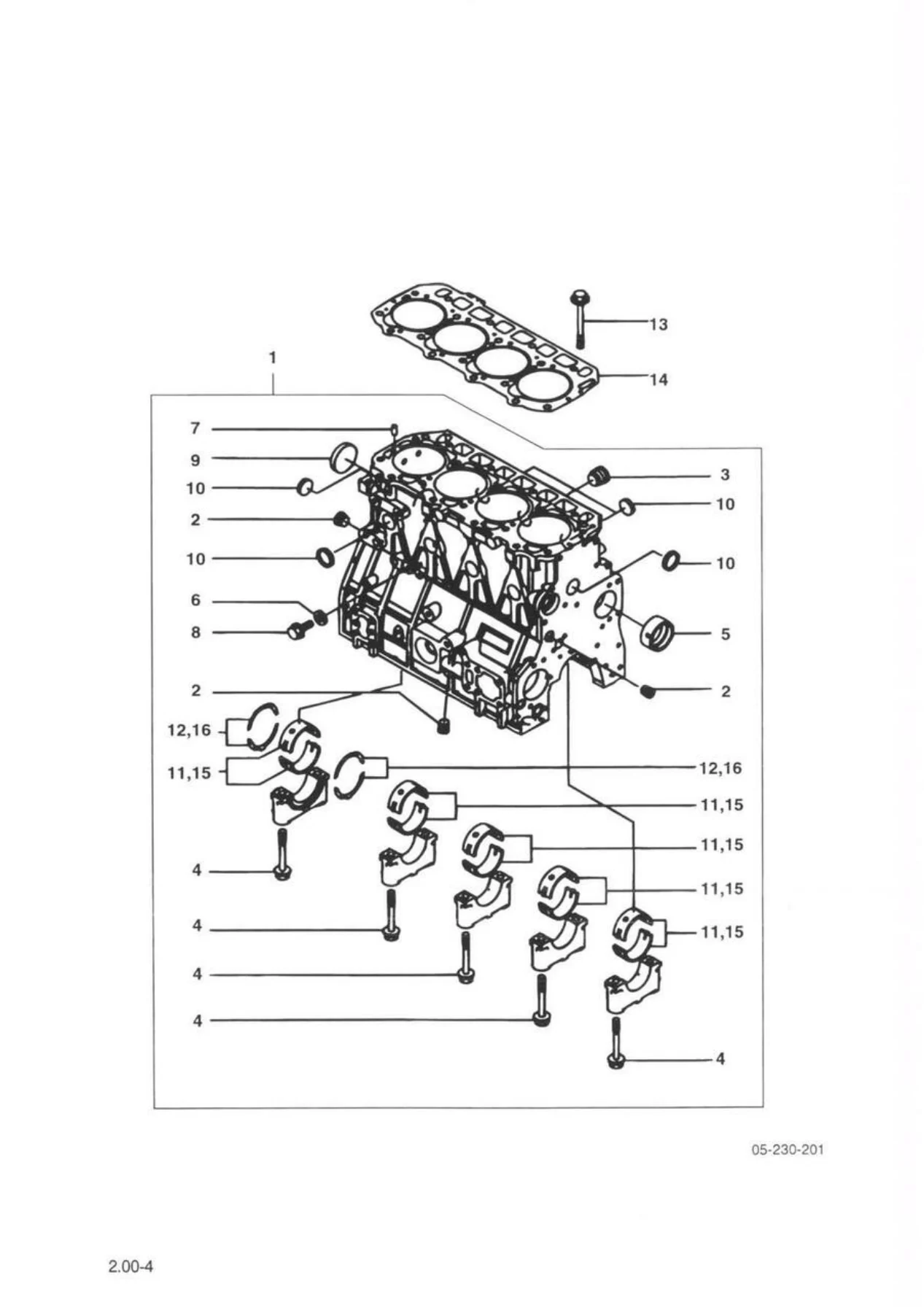 Hyster H1.5-1.8TX, H2.0TXS & H2.0-3.5TX Engine Parts Manual (B475/B466) - PDF - Image 3