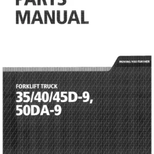 Hyundai 35D-9 40D-9 45D-9 50DA-9 Forklift Parts Manual - Full Illustrated Catalog PDF