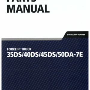 Hyundai 35DS-7E 40DS-7E 45DS-7E 50DA-7E Forklift Parts Manual PDF