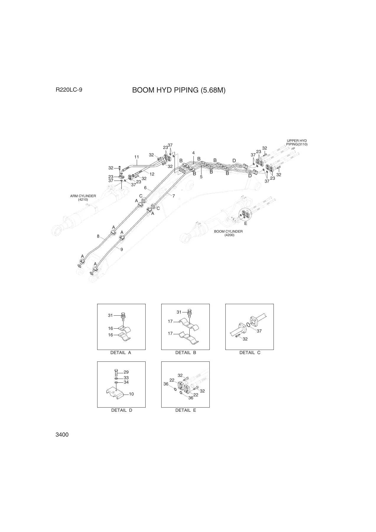 Hyundai 9 Series Excavator RB220LC9SB Parts Manual PDF Download - Image 2