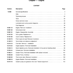 IVECO TN60VA TN70VA TN75VA TN95VA Engine Repair Manual - Section 10 Engine Workshop PDF
