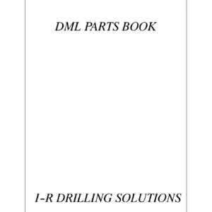 Ingersoll Rand DML Rotary Drill Parts Book - Serial 7162 - PDF Download