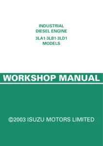 Isuzu 3LA1 3LB1 3LD1 Industrial Diesel Engine Workshop Manual