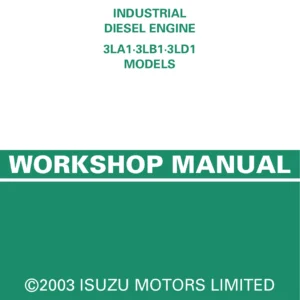 Isuzu 3LA1 3LB1 3LD1 Industrial Diesel Engine Workshop Manual