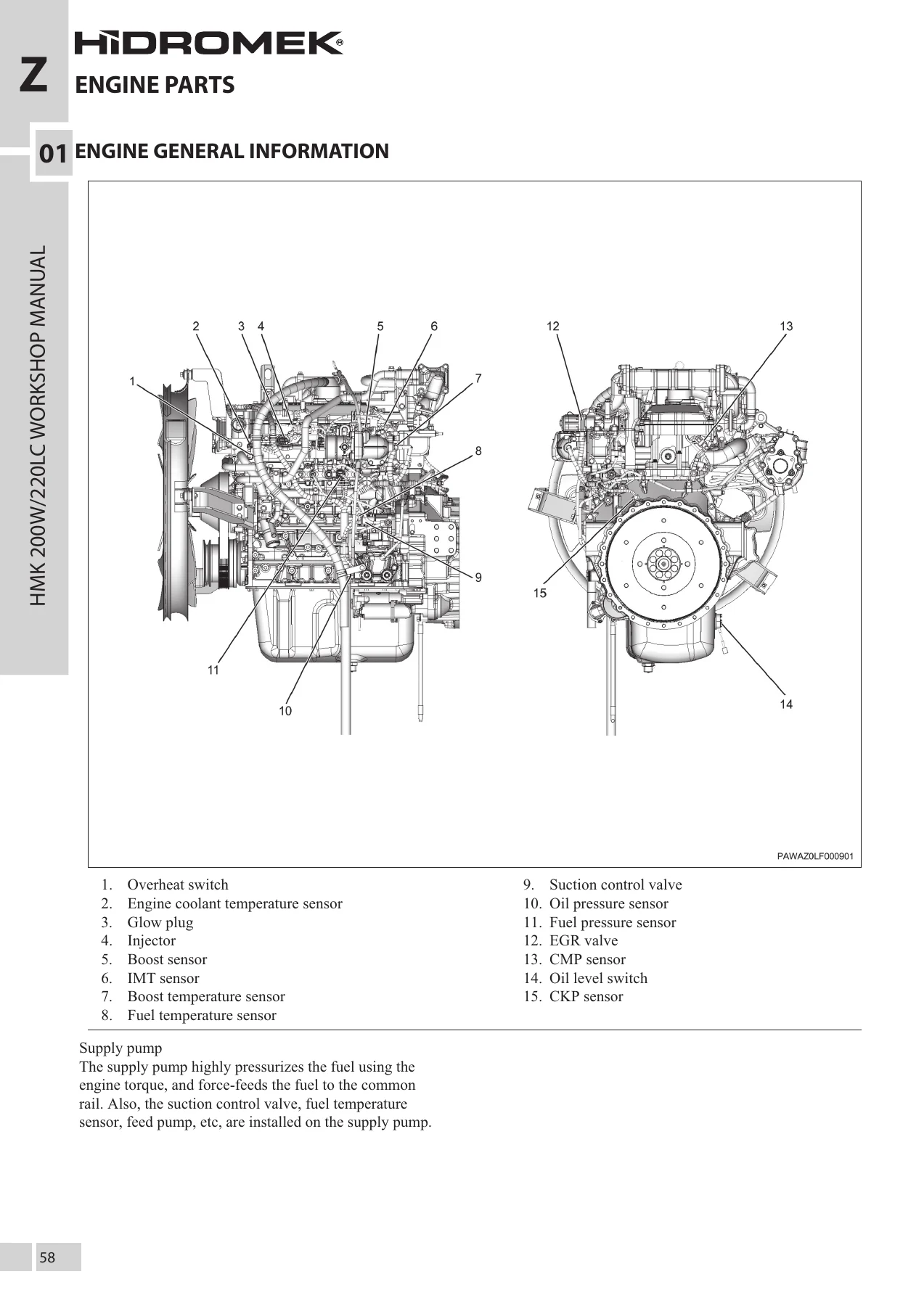 Isuzu 4HK1X Stage IIIB Tier 4i Engine Workshop Manual - Hidromek HMK 200W HMK 220LC PDF (H237323701) - Image 3