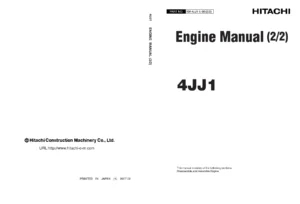 Isuzu 4JJ1 Engine Service Manual - Hitachi Common Rail Diesel Workshop Guide