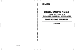 Isuzu 4LE2 Tier 4 Stage IIIB Diesel Engine Workshop Manual IDE-2650