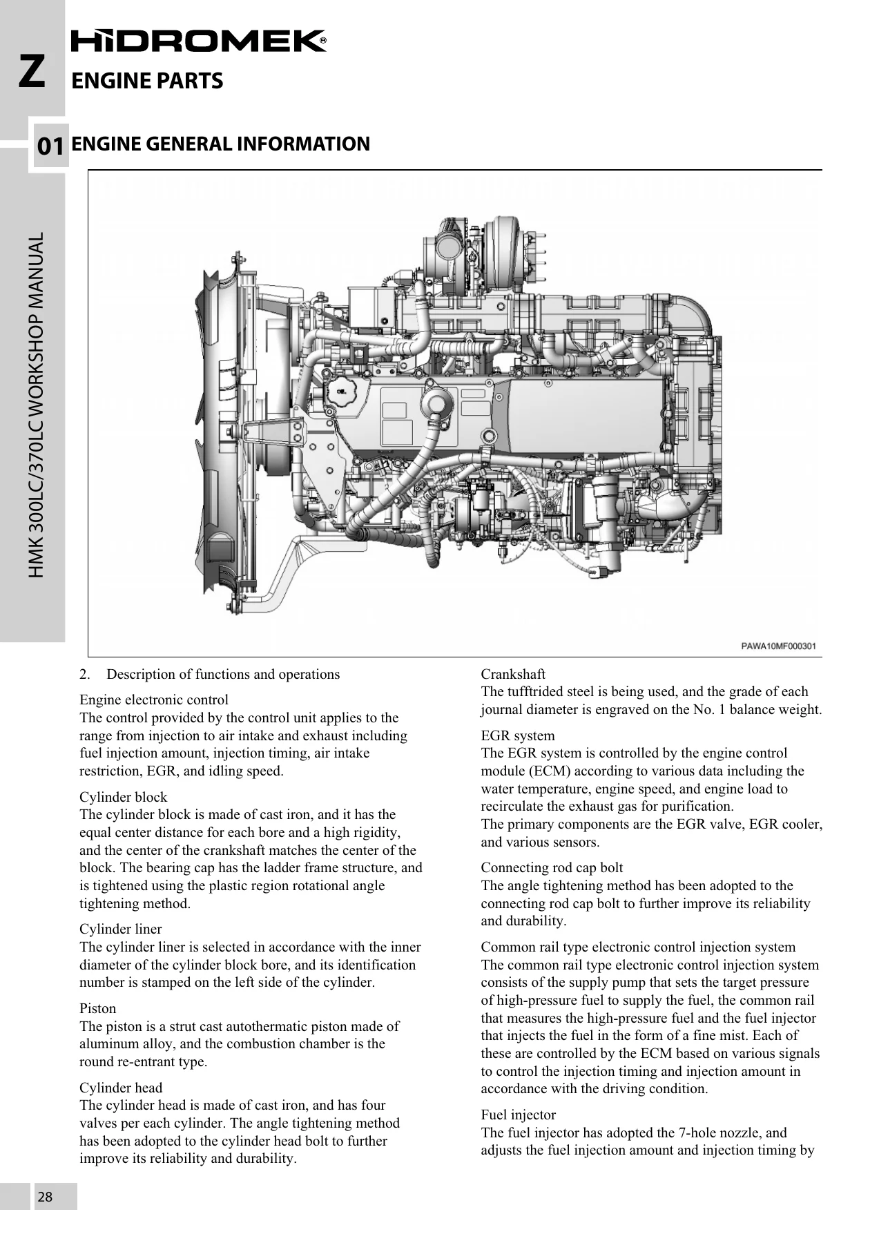 Isuzu 6HK1X Stage IIIB Tier 4i Engine Workshop Manual - Hidromek HMK300LC HMK370LC Service & Repair PDF - Image 2