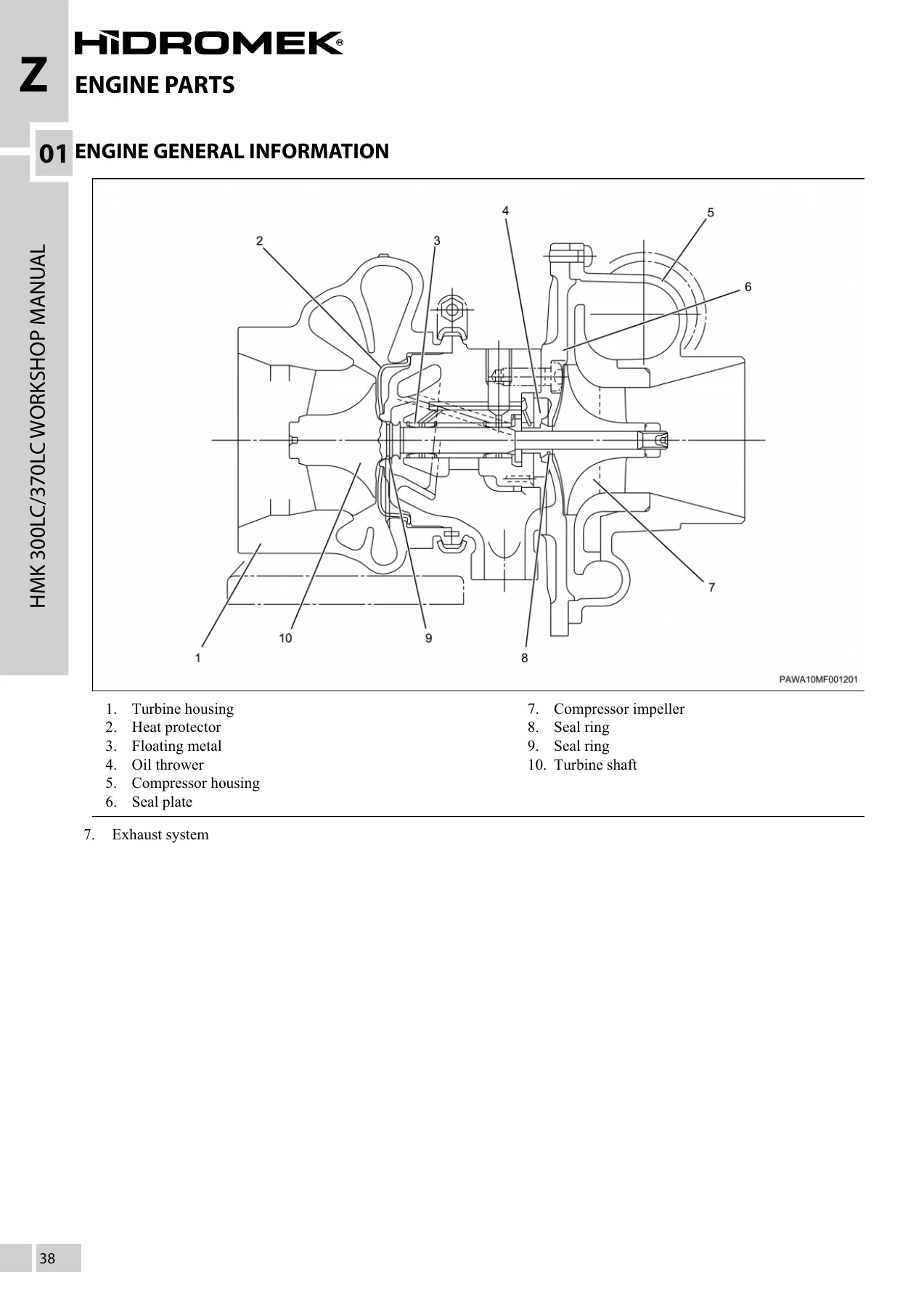 Isuzu 6HK1X Stage IIIB Tier 4i Engine Workshop Manual - Hidromek HMK300LC HMK370LC Service & Repair PDF - Image 3