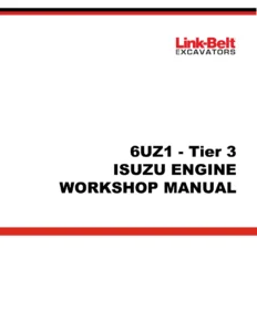 Isuzu 6UZ1 Tier 3 Engine Workshop Manual 2016 - 6UZ1X Service & Repair PDF