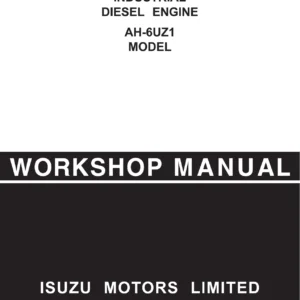 Isuzu AH-6UZ1 Industrial Diesel Engine Workshop Manual PDF