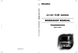 Isuzu C&E Series 2011MY MJX Transmission Workshop Manual - PDF Download