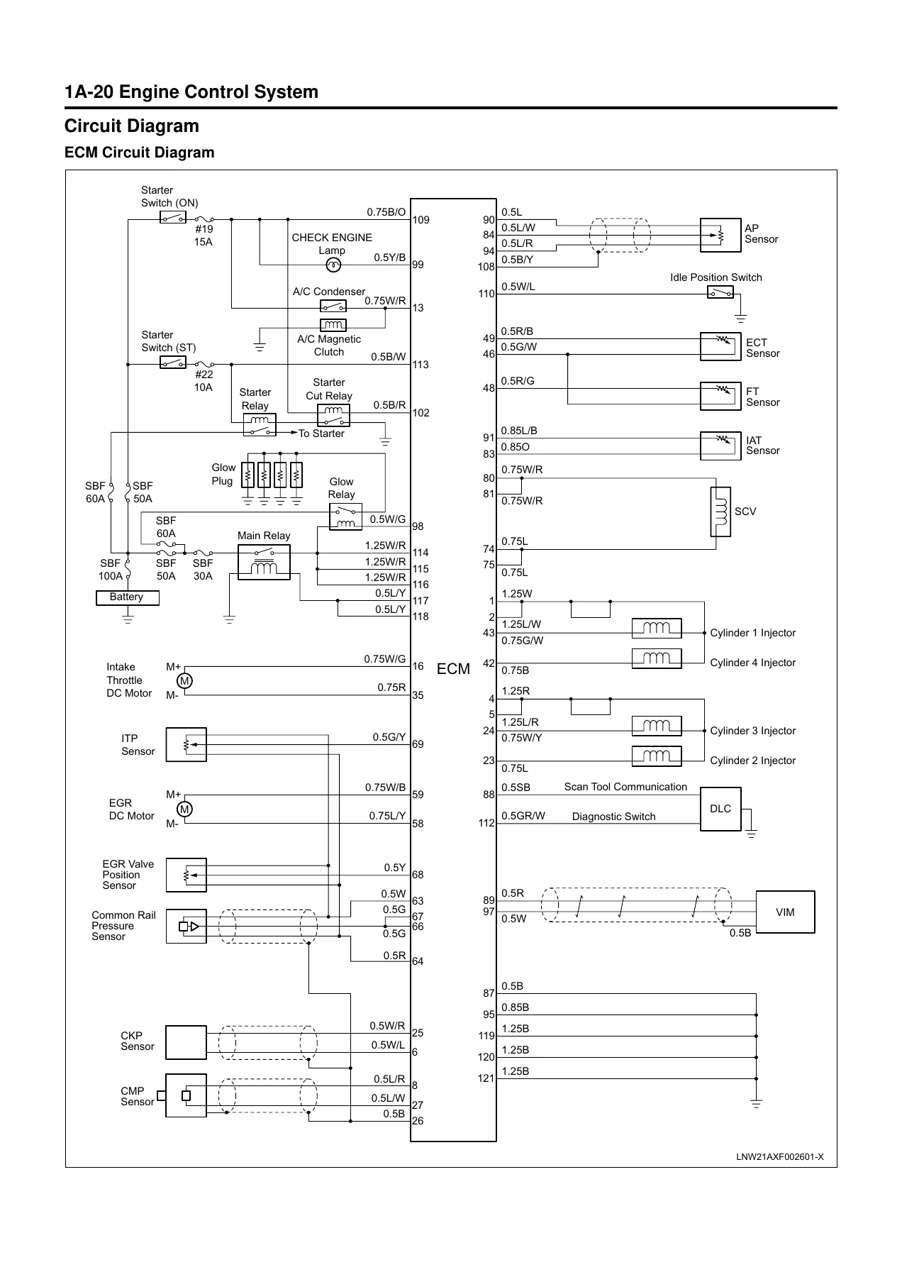 Isuzu N-Series 4HL1 Engine Control System Workshop Manual 2002 - Image 3