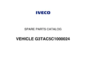 Iveco 160E25 MY2015 Spare Parts Catalog - G3TAC5C1000024 PDF Download