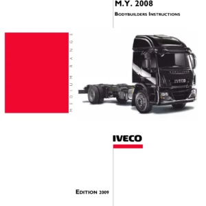 Iveco Eurocargo M.Y. 2008 Bodybuilder Instructions Manual - Chassis Modifications, PTO & SCR Guide