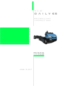 Iveco New Daily E6 Bodybuilder Instructions Manual 2017 - 692.68.675 PDF