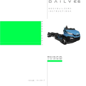 Iveco New Daily E6 Bodybuilder Instructions Manual 2017 - 692.68.675 PDF