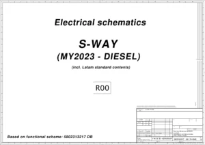 Iveco S-Way MY2023 Diesel Electrical Schematics Manual - Complete Wiring Diagrams PDF