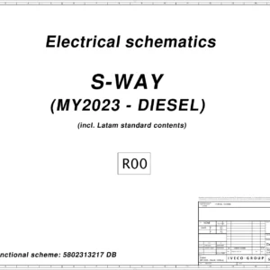 Iveco S-Way MY2023 Diesel Electrical Schematics Manual - Complete Wiring Diagrams PDF