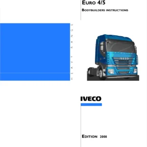 Iveco Stralis AS/AT/AD Euro 4-5 Bodybuilder Instructions Manual 2008