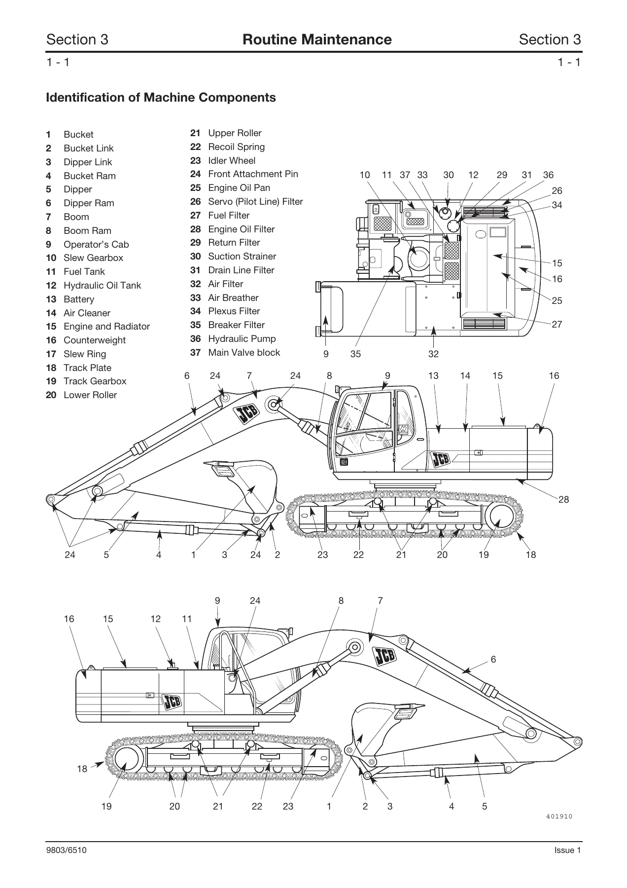 JCB JS200 JS210 JS220 Excavator Service Manual - PDF Download - Image 2
