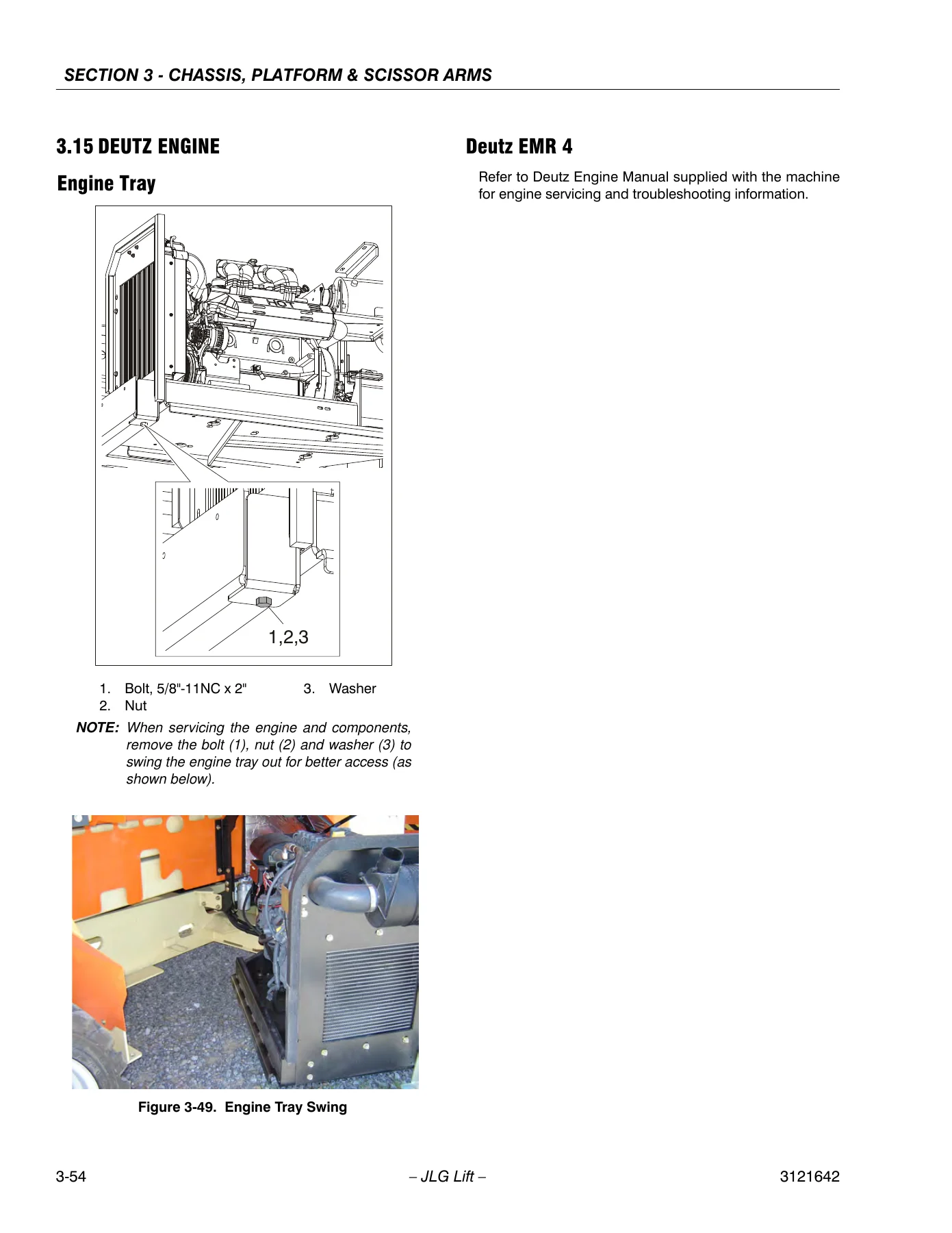 JLG 3394RT 4394RT Service and Maintenance Manual 3121642 - PDF Download - Image 3