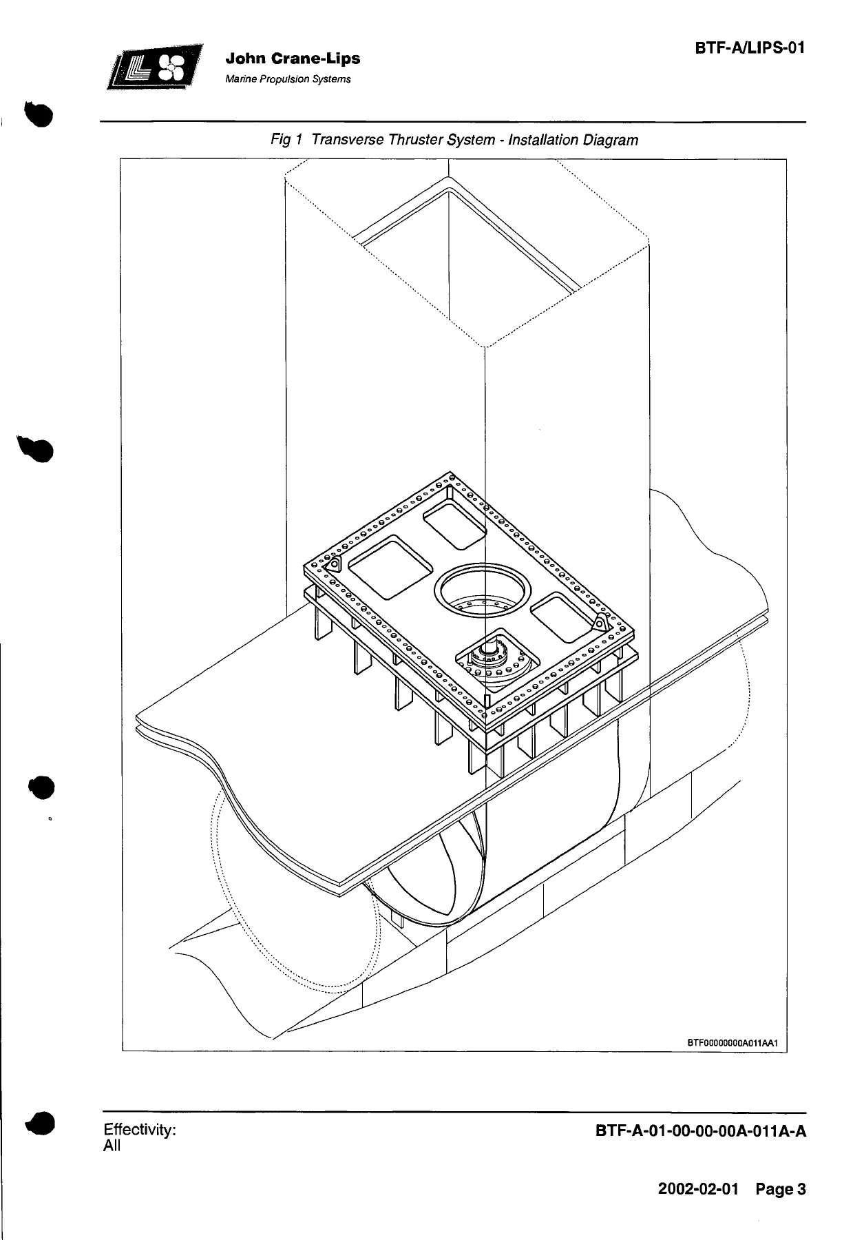 John Crane-Lips FT300 Transverse Thruster Mechanical Manual - Maintenance & Service PDF - Image 2