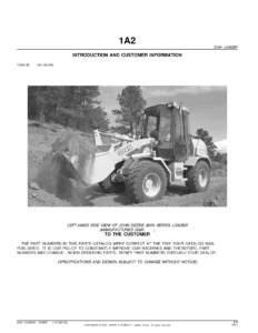 John Deere 304H Loader Parts Catalog PC2807 PDF - Complete Illustrated Parts Manual