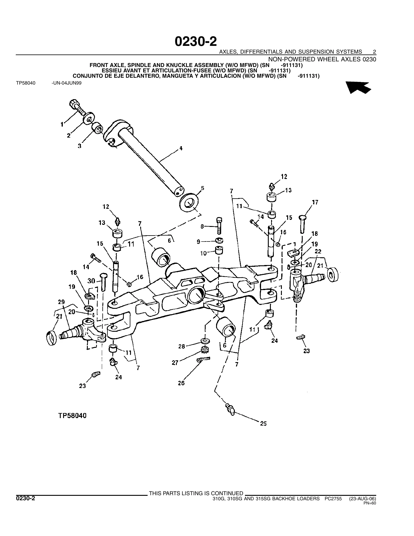 John Deere 310G 310SG 315SG Backhoe Loader Parts Catalog PC2755 Vol.1 - PDF Download - Image 3