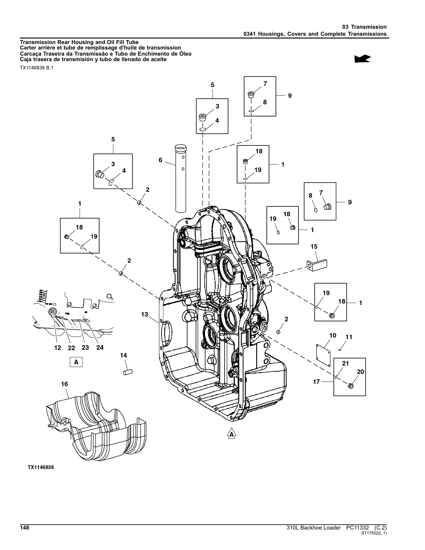 John Deere 310L Backhoe Loader Parts Catalog PC11332 March 2019 PDF - Image 3