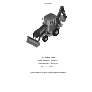 John Deere 310L Backhoe Loader Parts Catalog PC11332 March 2019 PDF