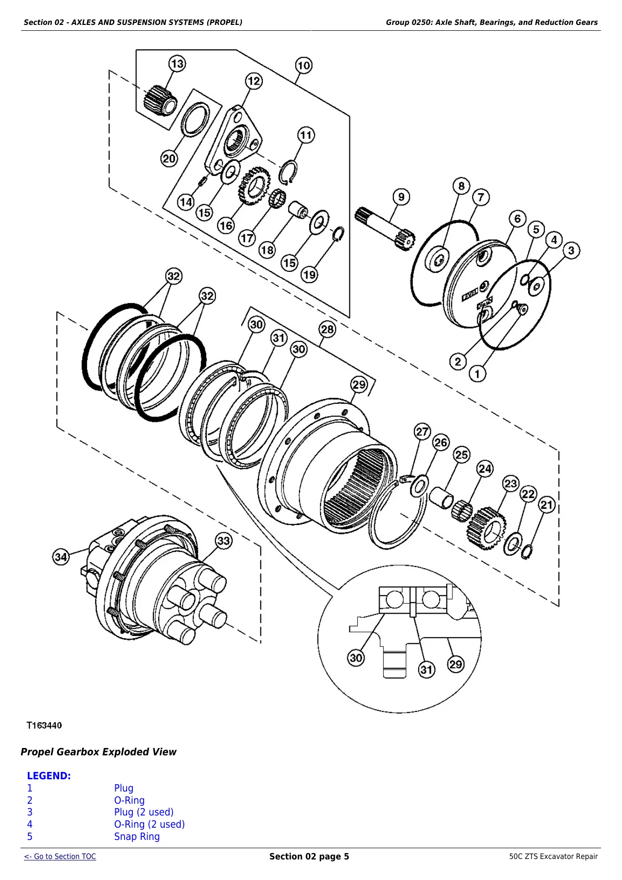 John Deere 50C ZTS Excavator Repair Technical Manual TM2057 - Image 2