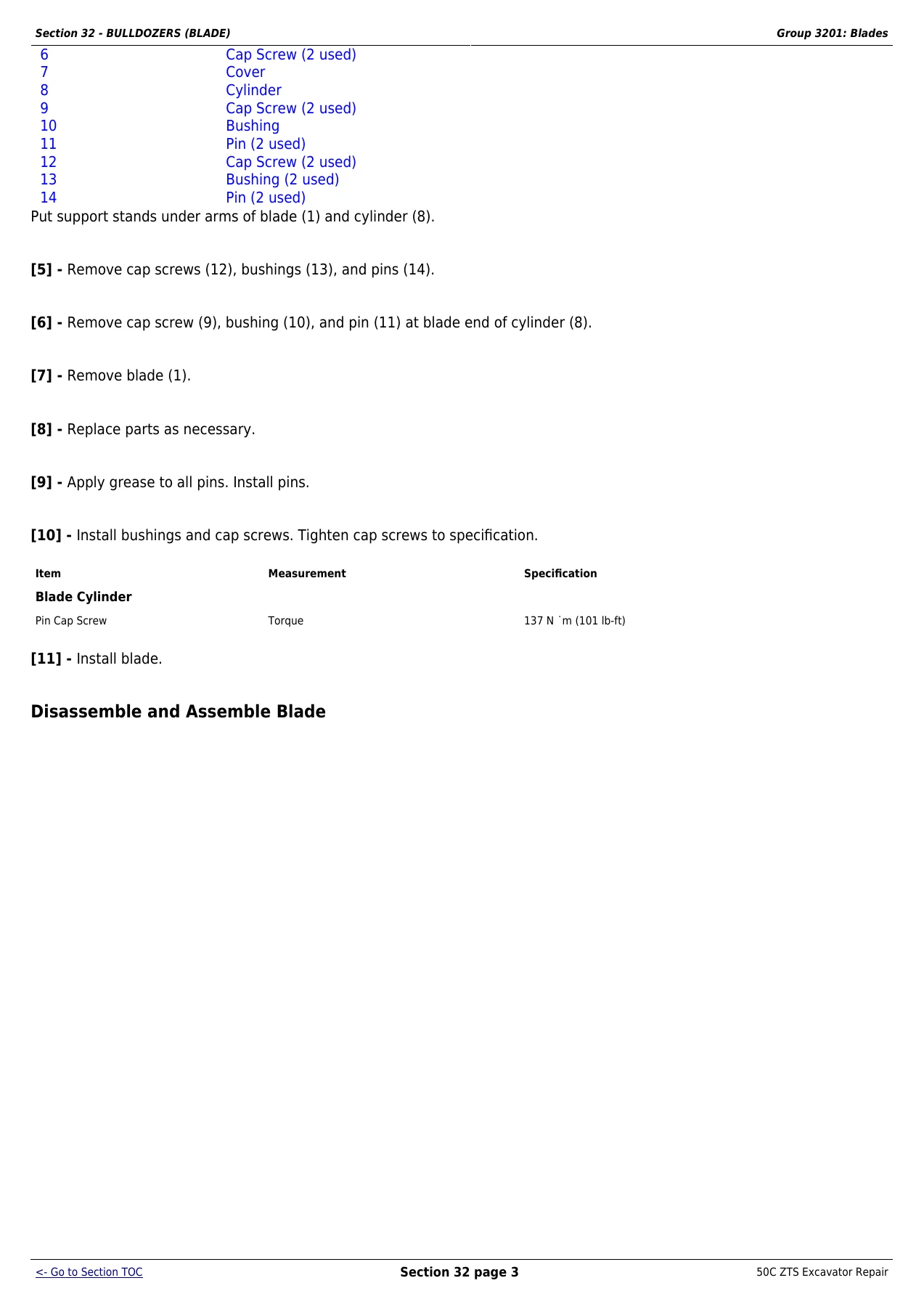 John Deere 50C ZTS Excavator Repair Technical Manual TM2057 - Image 3
