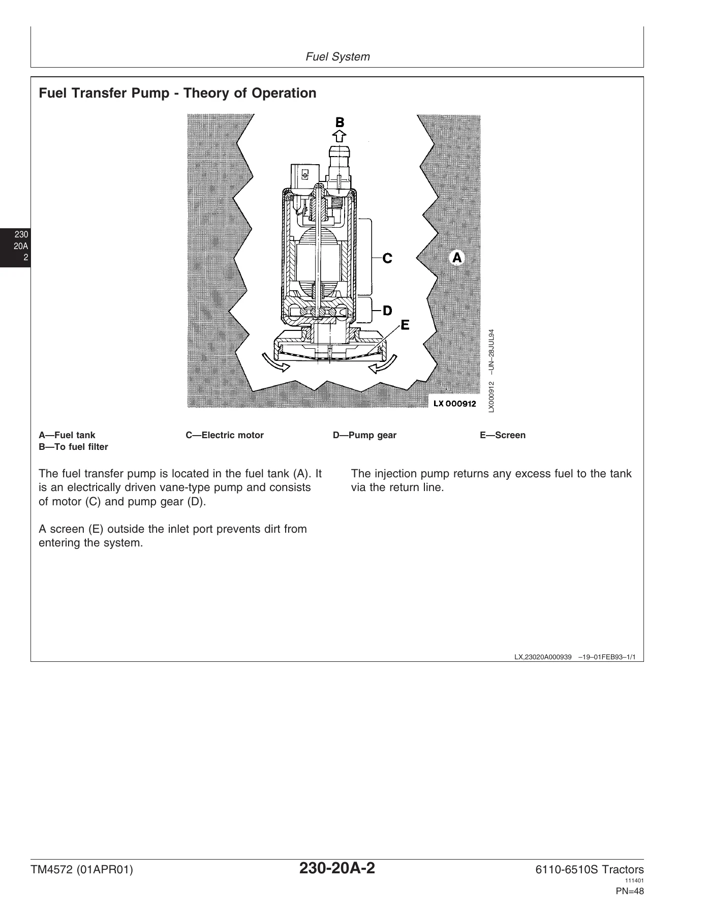 John Deere 6110-6410 6110L-6510L 6310S-6510S Tractor Operation & Tests Manual TM4572 PDF - Image 2