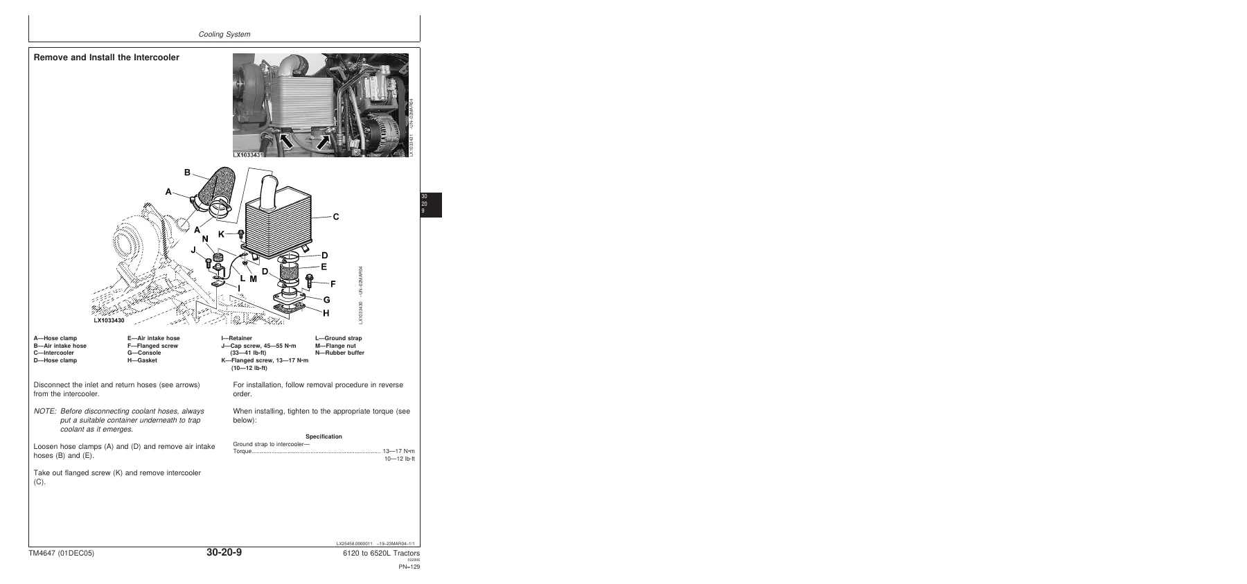 John Deere 6120 to 6420 and 6120L to 6520L Tractors Technical Repair Manual TM4647 - PDF Download - Image 3