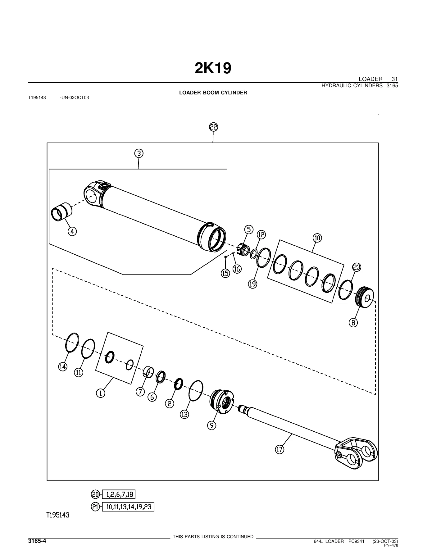 John Deere 644J Loader Parts Catalog PC9341 - Complete PDF Manual - Image 3