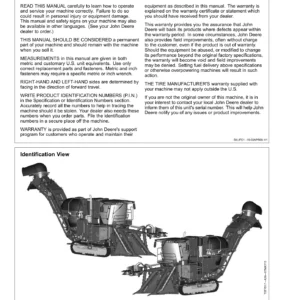 John Deere CH570 CH670 Sugar Cane Harvester Operator Manual OMCXT20713