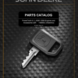 John Deere PowerTech 8.1L 6081 OEM Engine Parts Catalog PC2527 2001 - PDF Download