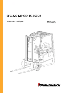 Jungheinrich EFG 220 MP Forklift Spare Parts Catalogue FN356917 PDF