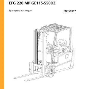 Jungheinrich EFG 220 MP Forklift Spare Parts Catalogue FN356917 PDF