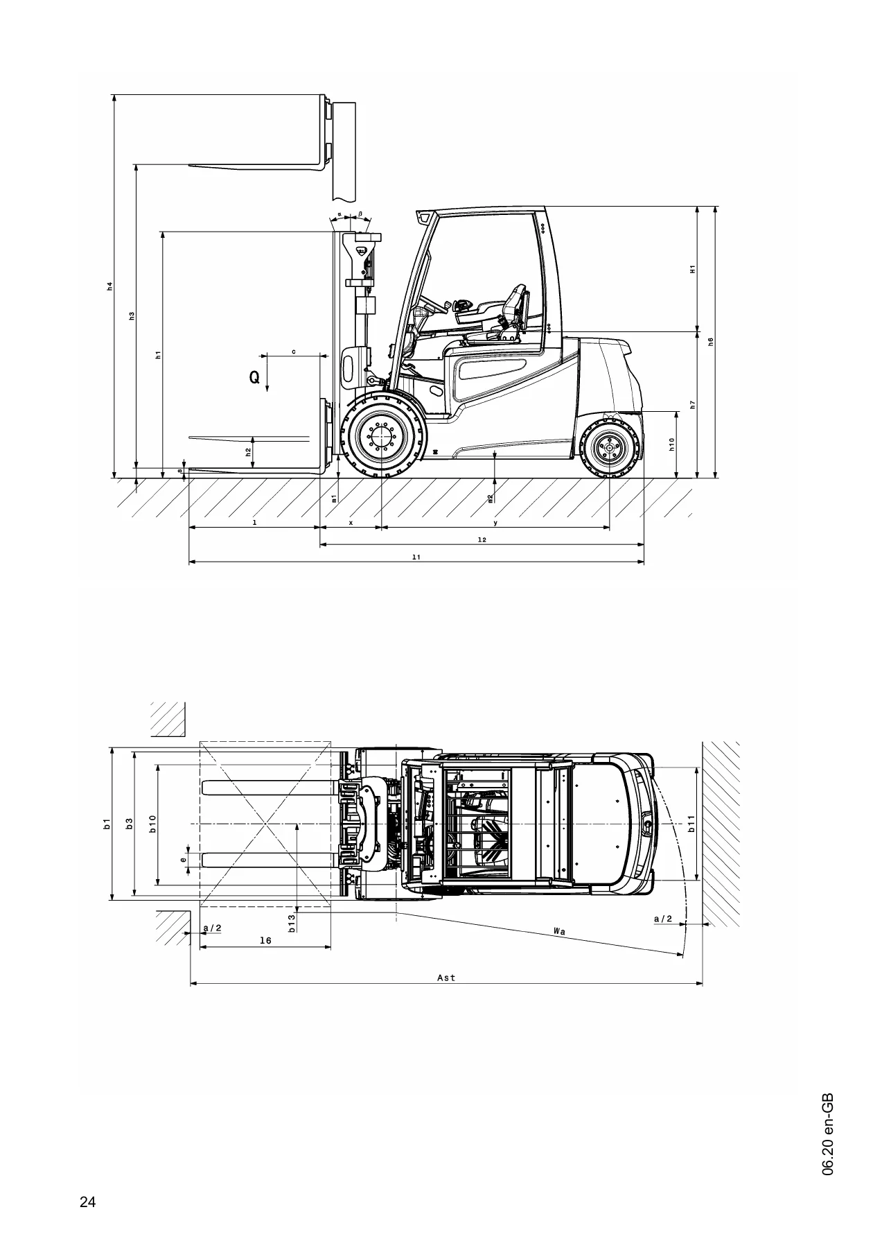 Jungheinrich EFG 535k-550 S40 S50 Electric Forklift Operating Instructions Manual 51477773 - Image 3