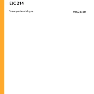 Jungheinrich EJC 214 Spare Parts Catalogue 91624330 - Illustrated Parts PDF