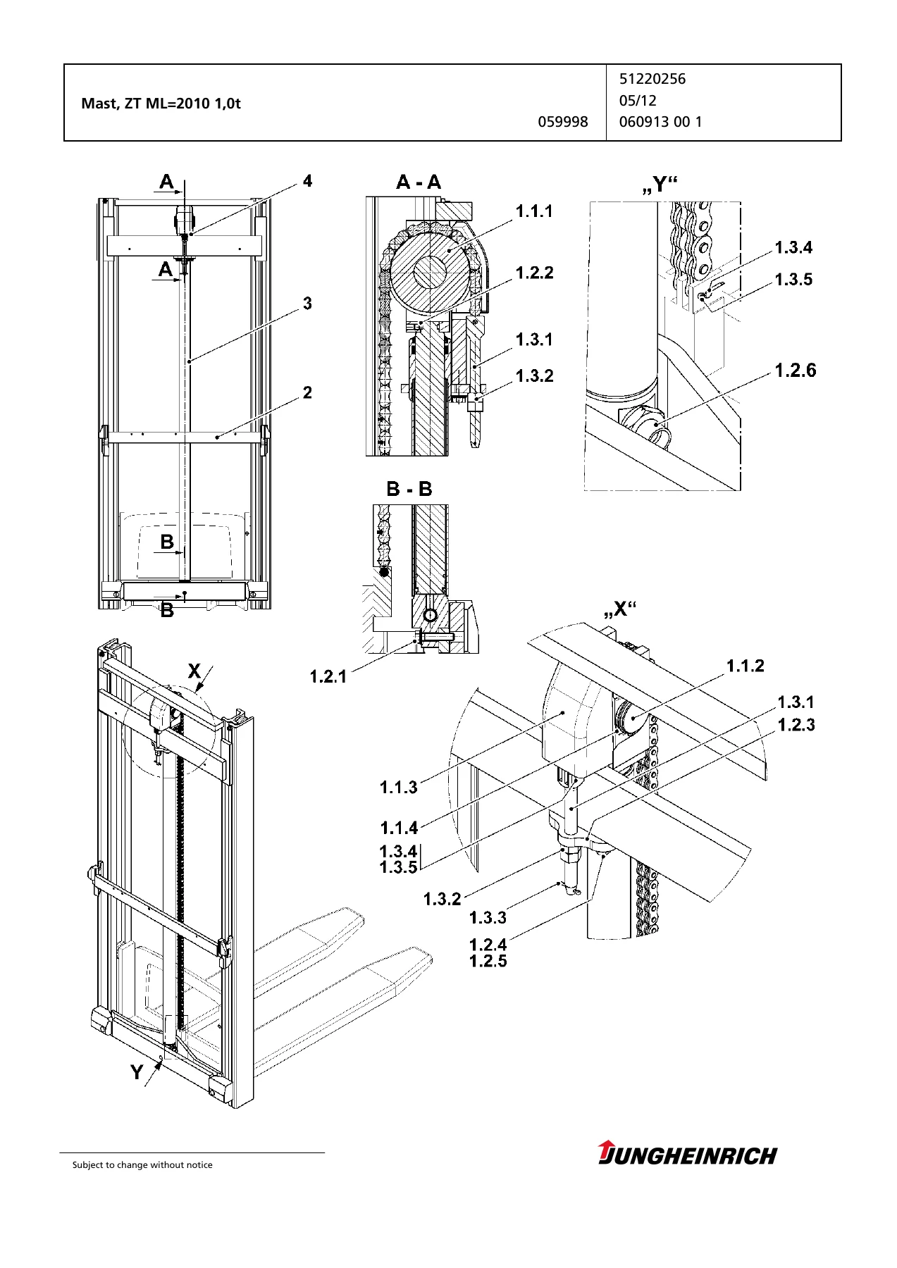 Jungheinrich EJC110 Spare Parts Catalogue 90440174 - PDF Parts Manual - Image 3