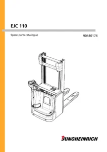Jungheinrich EJC110 Spare Parts Catalogue 90440174 - PDF Parts Manual