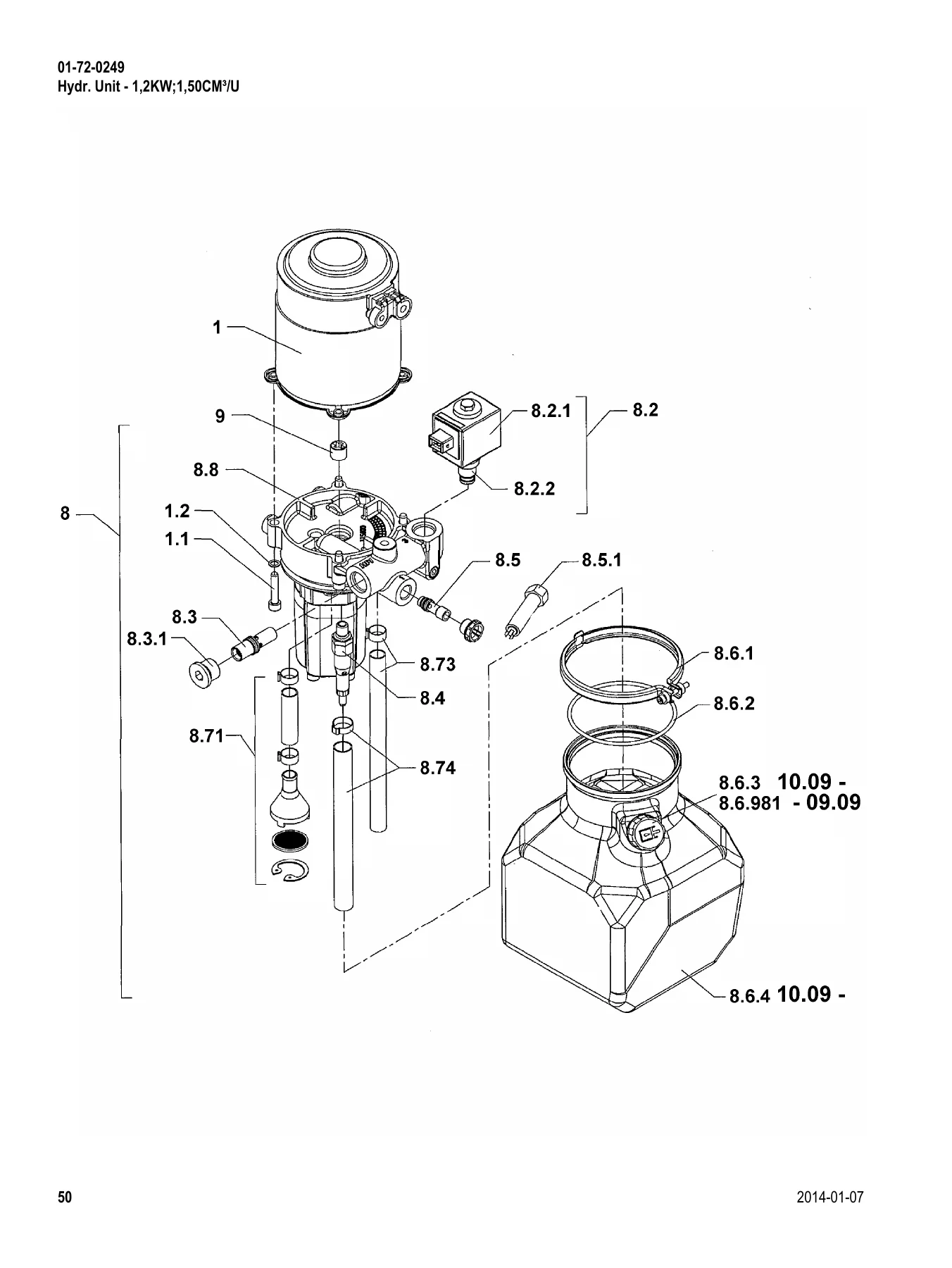 Jungheinrich EJE 116 EJE 118 EJE 120 (USA) Parts Manual - 98015787 PDF - Image 3