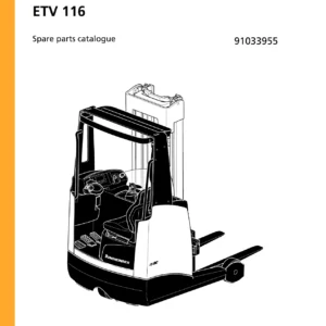 Jungheinrich ETV 116 Spare Parts Catalog 91033955 – ETV 110-116 Electric Forklift Parts Manual PDF