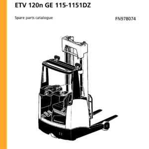 Jungheinrich ETV 120n GE 115-1151DZ Spare Parts Catalogue FN978074 - PDF Download