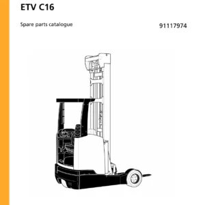 Jungheinrich ETV C16 Spare Parts Catalogue 91117974 – PDF Download
